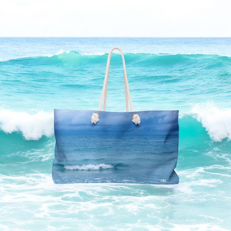 Blue Wave Weekender Bag for Women