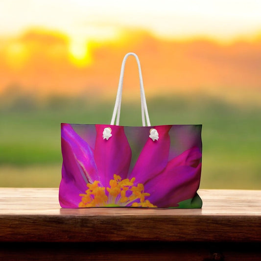 Floral Pink Weekender Bag