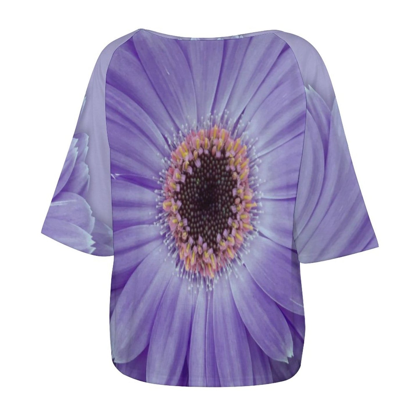 180gsm Women’s Off the Shoulder Half-Sleeve T-shirt