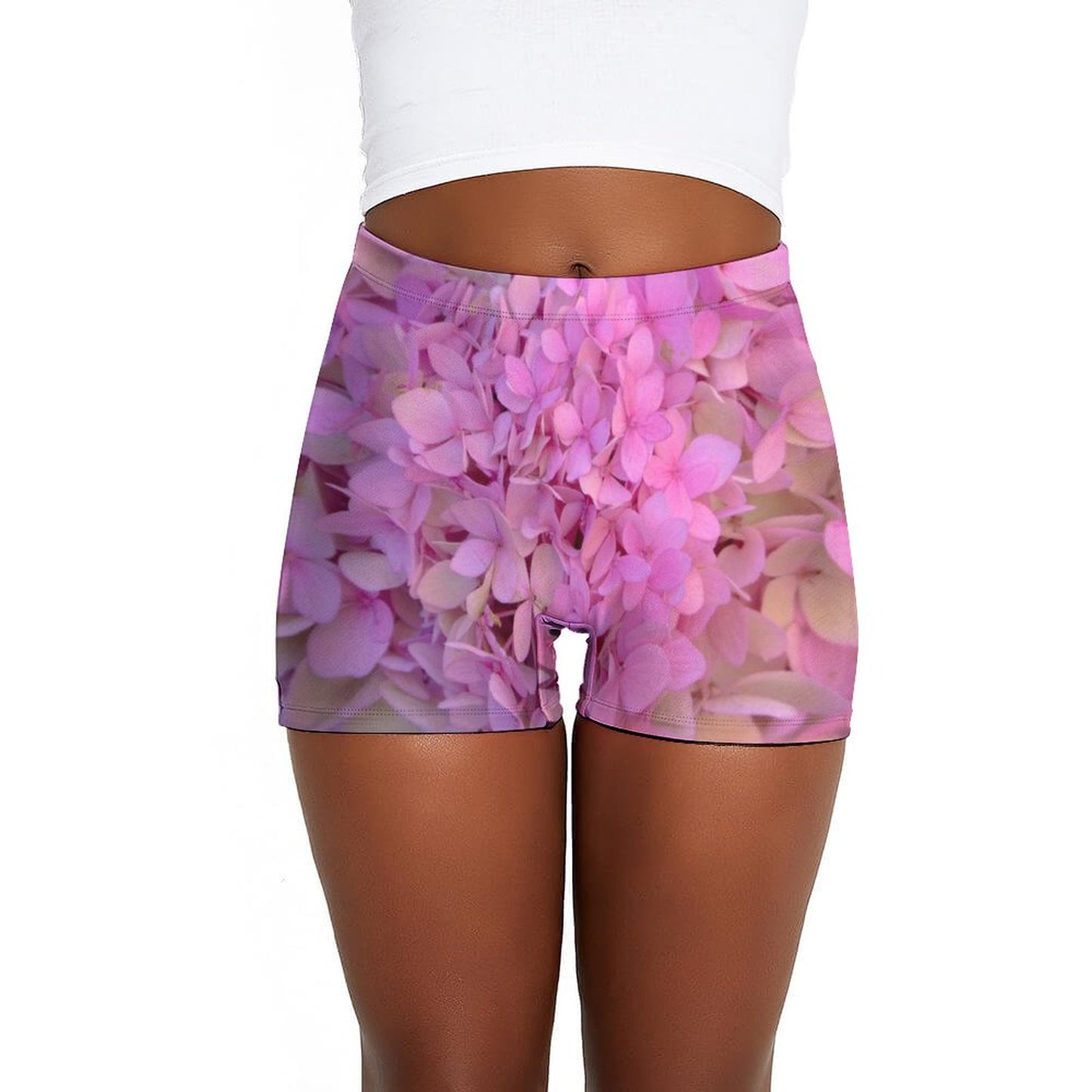 Blush Hydrangea Floral Inspired Hydra Short Shorts